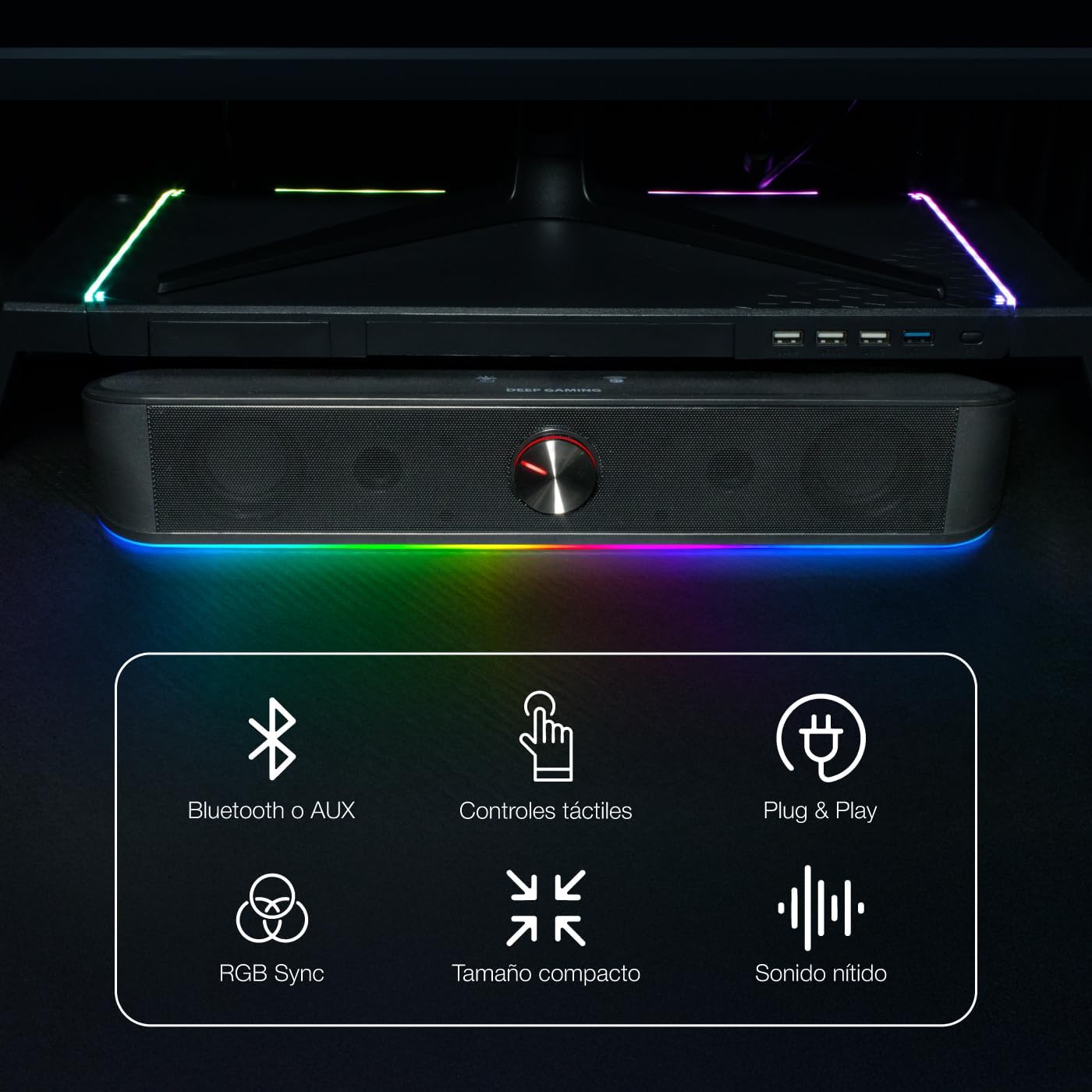 Barra de Sonido RGB R200B