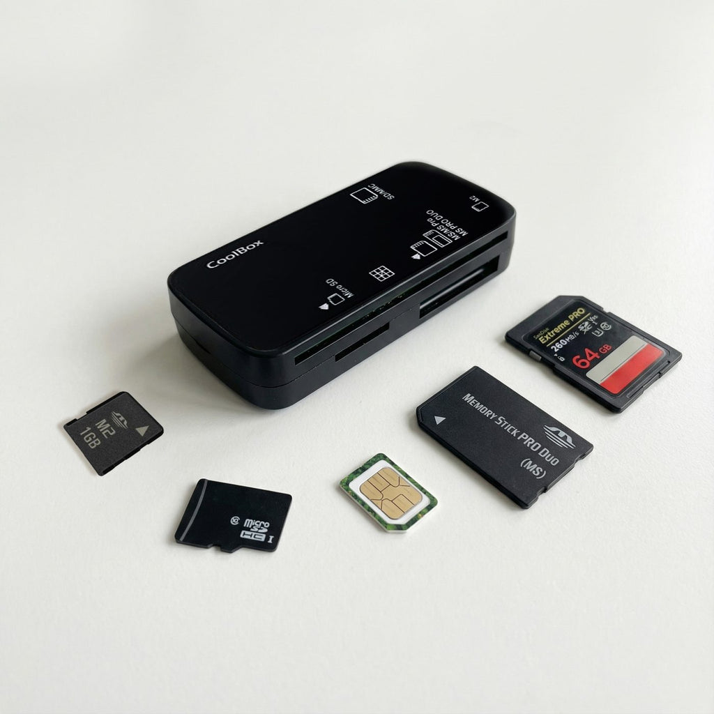 Lector de tarjetas CRE4 USB + Adaptador a USB-C
